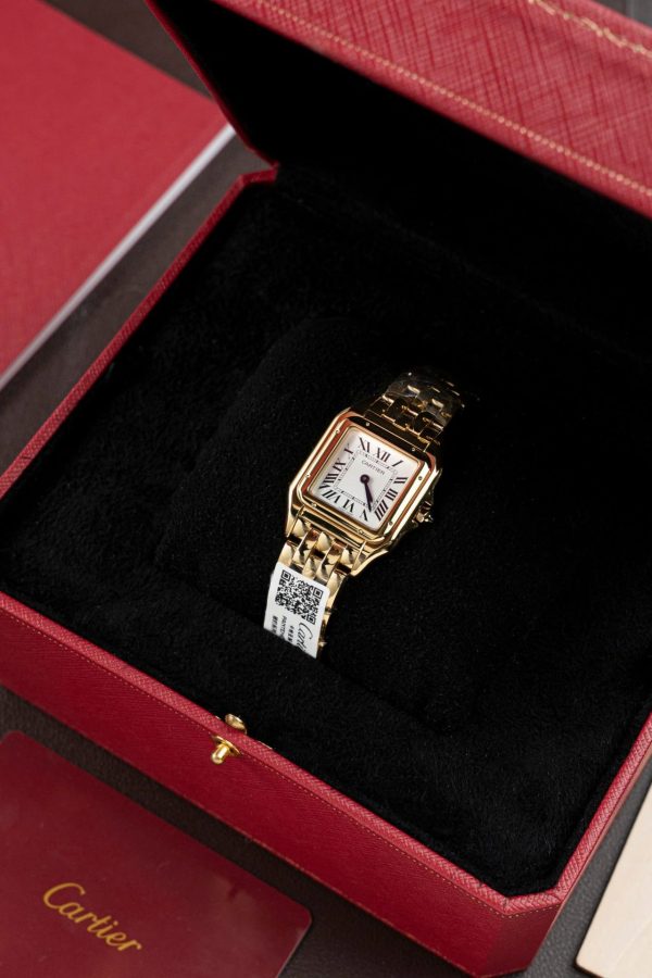 Cartier Panthere WGPN0009 Fake Watch White Dial Metal Wire 27x37mm - Image 7