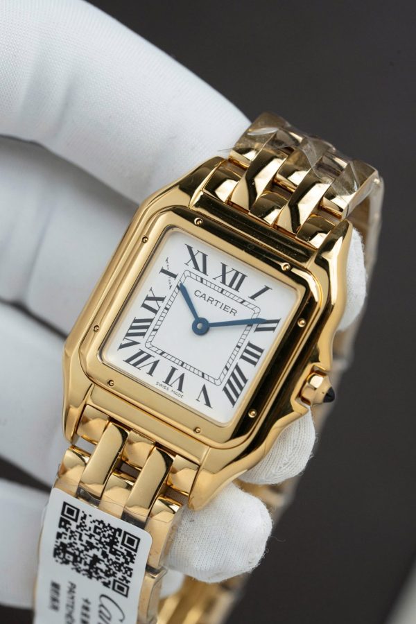 Cartier Panthere WGPN0009 Fake Watch White Dial Metal Wire 27x37mm - Image 5