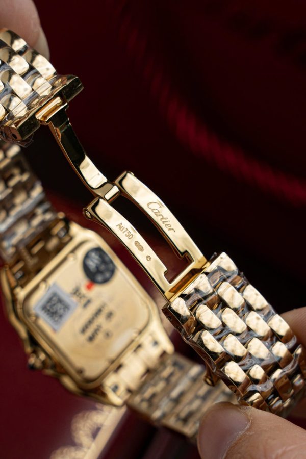 Cartier Panthere WJPN0015 White Dial Replica Watch Bezel Diamonds Moissanite 27x37mm - Image 14