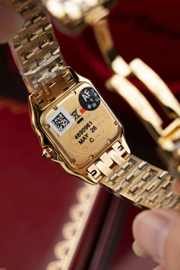 Cartier Panthere WJPN0015 White Dial Replica Watch Bezel Diamonds Moissanite 27x37mm - Image 13