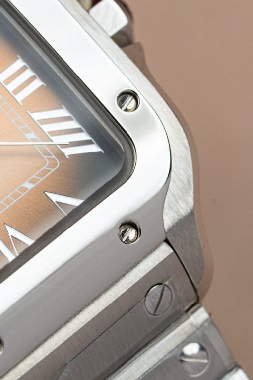 Cartier Santos WSA0065 Replica Watch Women Dial Brown BV Factory 35mm - Image 6