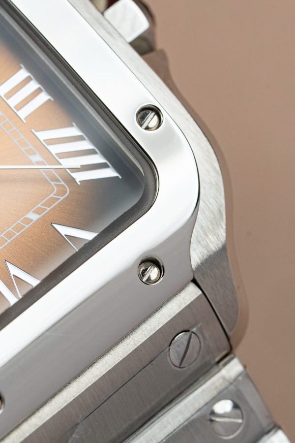 Cartier Santos WSA0065 Replica Watch Women Dial Brown BV Factory 35mm - Image 6