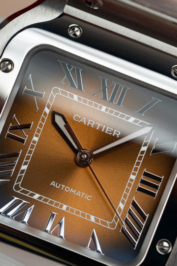 Cartier Santos WSA0065 Replica Watch Women Dial Brown BV Factory 35mm - Image 4