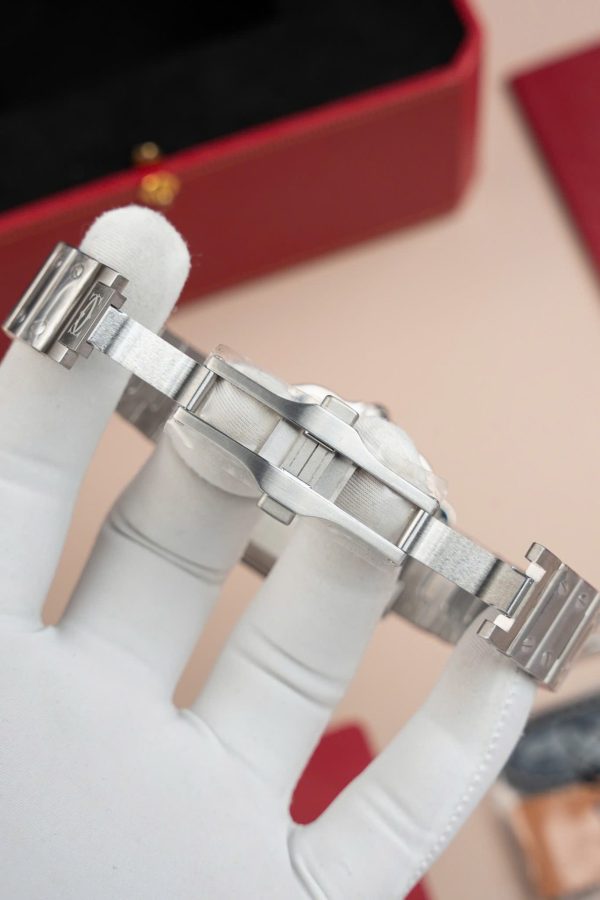 Cartier Santos WSA0065 Replica Watch Women Dial Brown BV Factory 35mm - Image 11
