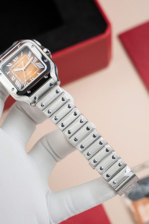 Cartier Santos WSA0065 Replica Watch Women Dial Brown BV Factory 35mm - Image 7