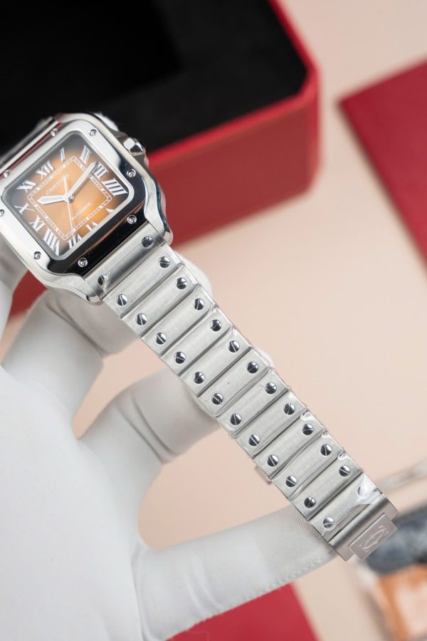 Cartier Santos WSA0065 Replica Watch Women Dial Brown BV Factory 35mm - Image 7