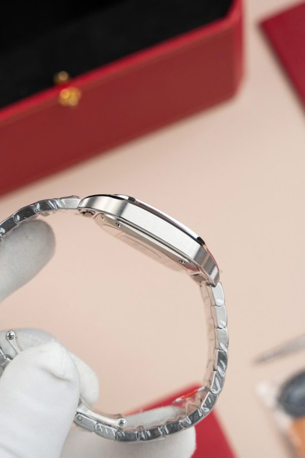 Cartier Santos WSA0065 Replica Watch Women Dial Brown BV Factory 35mm - Image 9