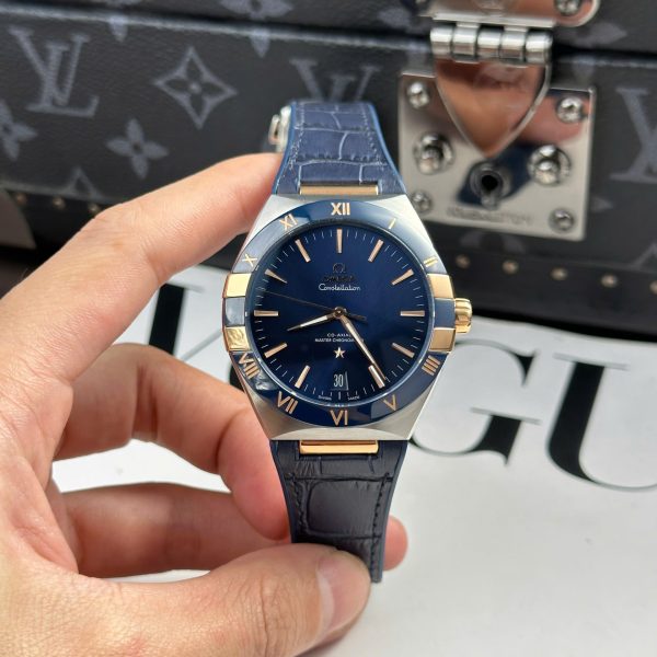 Omega Constellation Best Replica Watch Bezel Ceramic Blue VS Factory 41mm - Image 3