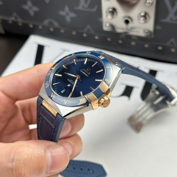 Omega Constellation Best Replica Watch Bezel Ceramic Blue VS Factory 41mm - Image 4