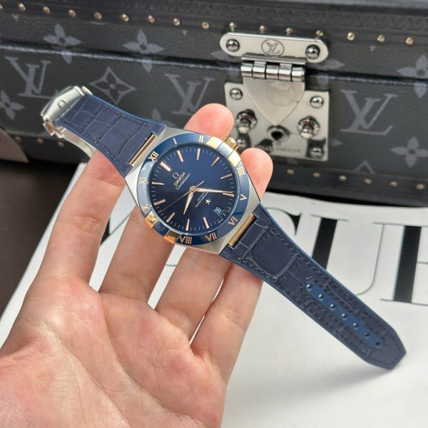 Omega Constellation Best Replica Watch Bezel Ceramic Blue VS Factory 41mm - Image 2