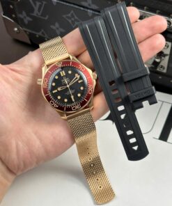 Omega Best Replica Watch Seamaster Diver 300M Bronze Gold VS Factory 42mm