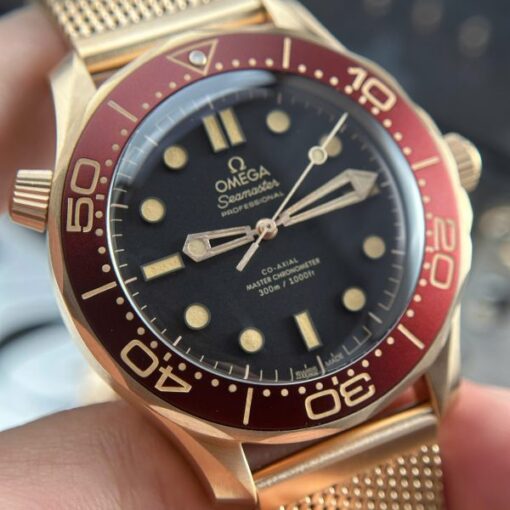 Omega Best Replica Watch Seamaster Diver 300M Bronze Gold VS Factory 42mm - Image 5
