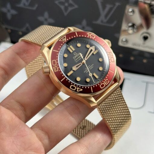 Omega Best Replica Watch Seamaster Diver 300M Bronze Gold VS Factory 42mm - Image 4