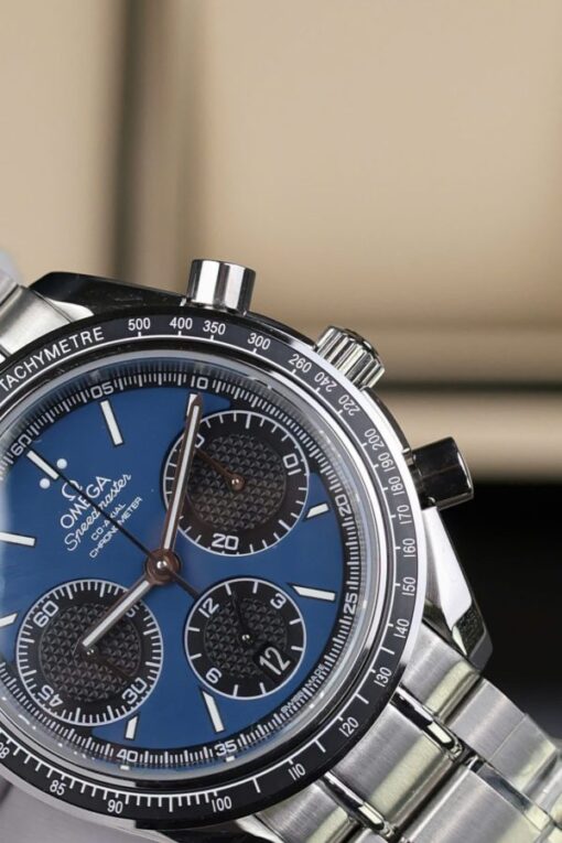 Omega Speedmaster Replica Watch Racing Chronograph Dial Blue 40mm - Image 7