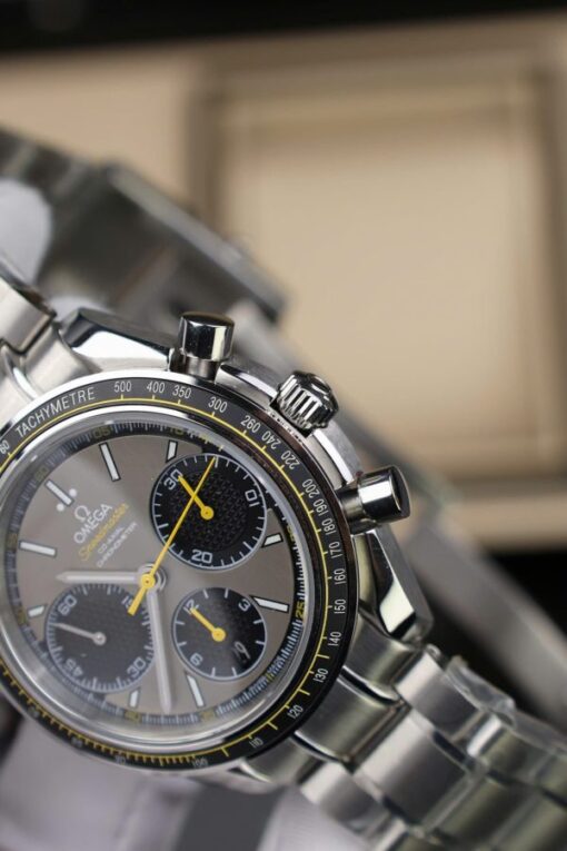 Omega Speedmaster Copies Watches Racing Chronograph Gray Dial 40mm - Image 8