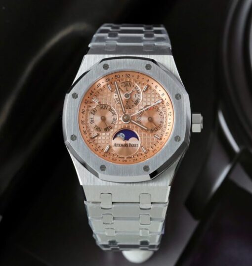 Audemars Piguet 26574 Replica Watches Salmon Dial Metal Wire 41mm - Image 2