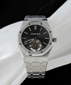 Audemars Piguet Royal Oak Tourbillon 26512ST Dial Black Best Replica Watch 41mm