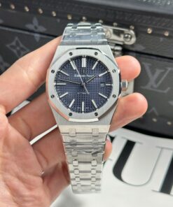 Audemars Piguet Royal Oak 15400ST Copies Watches Blue Dial Metal Wire APS Factory 41mm