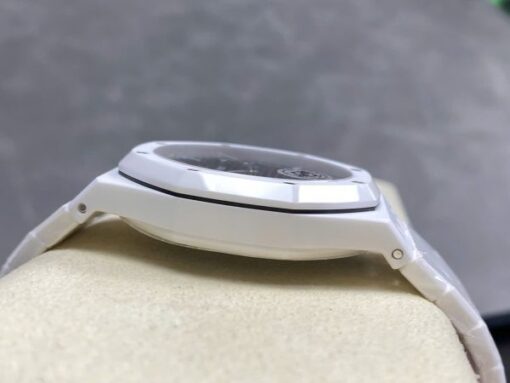 Audemars Piguet Royal Oak 15500 Dial Black Copies Watch White Ceramic APS Factory 41mm - Image 8