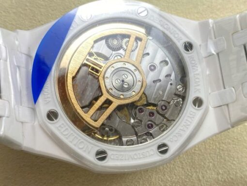 Audemars Piguet Royal Oak 15500 Dial Black Copies Watch White Ceramic APS Factory 41mm - Image 9