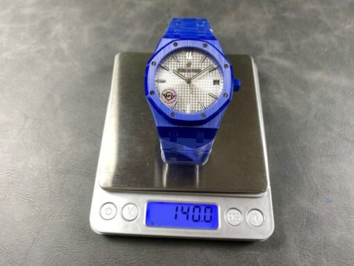 Audemars Piguet Best Copies Watch Royal Oak 15500 Ceramic Blue APS Factory 41mm - Image 3