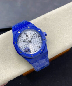 Audemars Piguet Best Copies Watch Royal Oak 15500 Ceramic Blue APS Factory 41mm