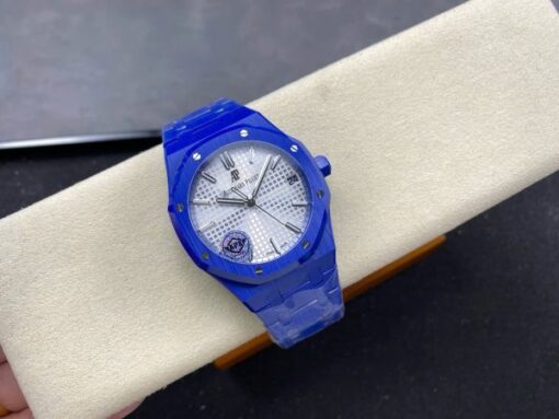 Audemars Piguet Best Copies Watch Royal Oak 15500 Ceramic Blue APS Factory 41mm - Image 2