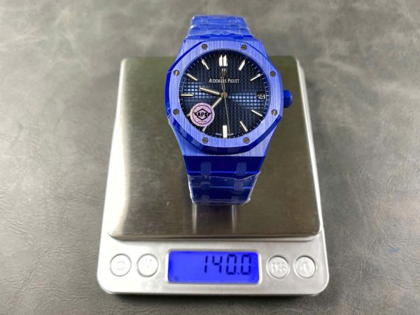 Audemars Piguet Replica Watch Royal Oak 15500 Ceramic Blue APS Factory 41mm - Image 3