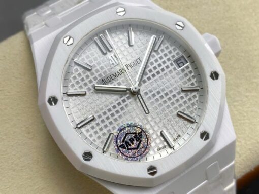 Audemars Piguet Royal Oak 15500 Best Copies Watch White Ceramic APS Factory 41mm - Image 6