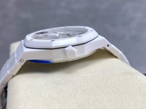 Audemars Piguet Royal Oak 15500 Best Copies Watch White Ceramic APS Factory 41mm - Image 7