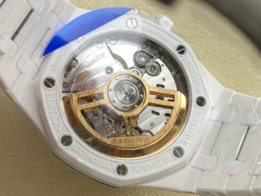Audemars Piguet Royal Oak 15500 Best Copies Watch White Ceramic APS Factory 41mm - Image 9