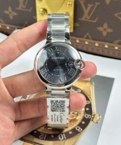 Cartier Ballon Bleu Replica Watch Gray Dial Metal Wire AF Factory 40mm