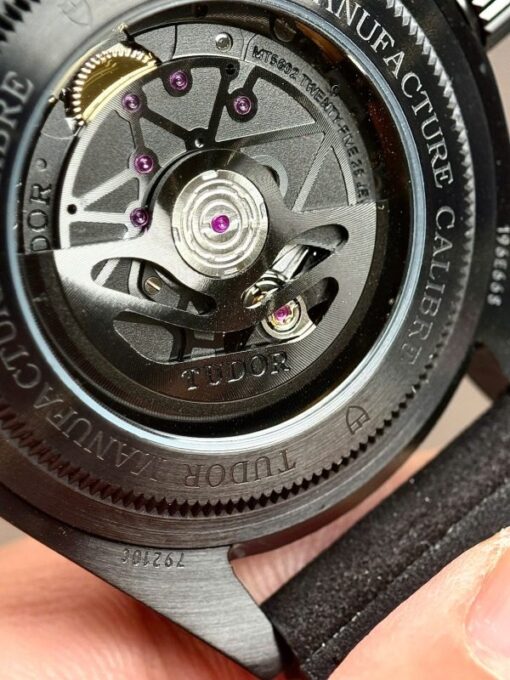 Tudor Black Bay Black Ceramic M79210CNU Best Replica Watch Leather Strap 41mm - Image 8