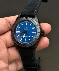 Tudor Black Bay Black Ceramic M79210CNU Best Replica Watch Blue Dial 41mm