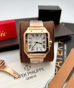 Cartier Santos WGSA0018 Luxury Watches Replicas Yellow BV Factory 39.8mm