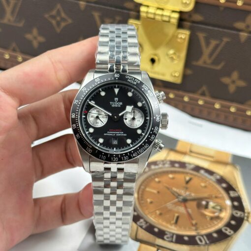 Tudor Good Imitation Watches Black Bay Chronograph Black Dial TW Factory 41mm