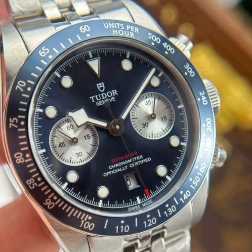 Tudor Black Bay Chronograph Replica Watches Blue Dial TW Factory 41mm - Image 4