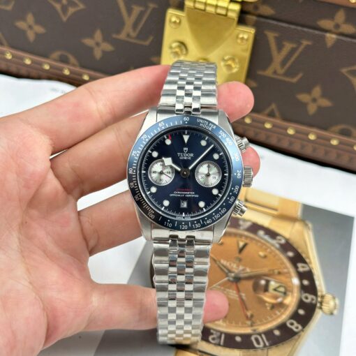 Tudor Black Bay Chronograph Replica Watches Blue Dial TW Factory 41mm