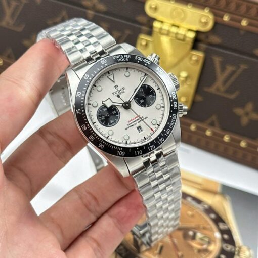 Tudor Black Bay Chronograph Imitation Watches White Dial TW Factory 41mm - Image 3