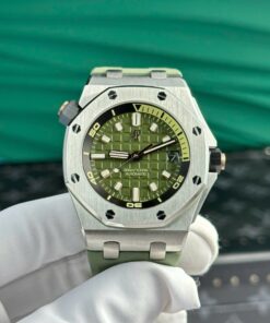 Audemars Piguet Imitation Watches Royal Oak Offshore 15720ST Green APS Factory 42mm