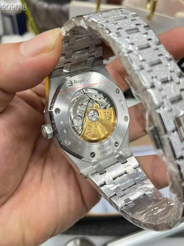 Audemars Piguet Imitation Watches Royal Oak Frosted Gold 15410 White Dial APS Facory 41mm - Image 9