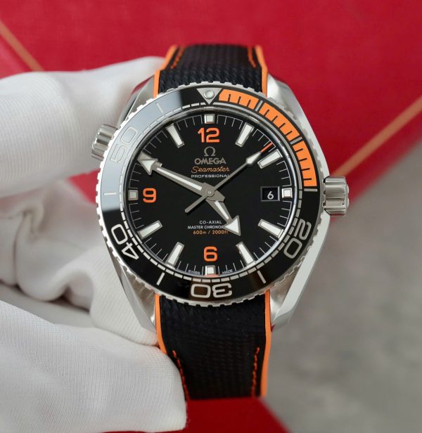 Omega Planet Ocean 600M Luxury Fake Watches Rubber Strap VS Factory 43.5mm - Image 2