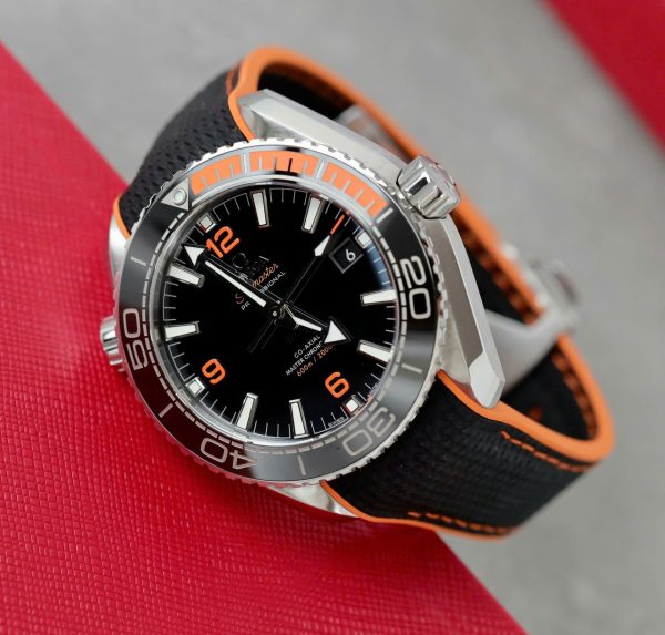 Omega Planet Ocean 600M Luxury Fake Watches Rubber Strap VS Factory 43.5mm - Image 4