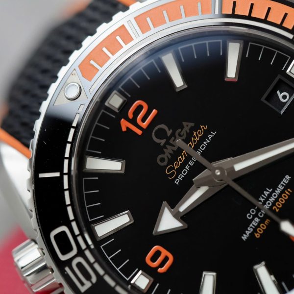Omega Planet Ocean 600M Luxury Fake Watches Rubber Strap VS Factory 43.5mm - Image 5