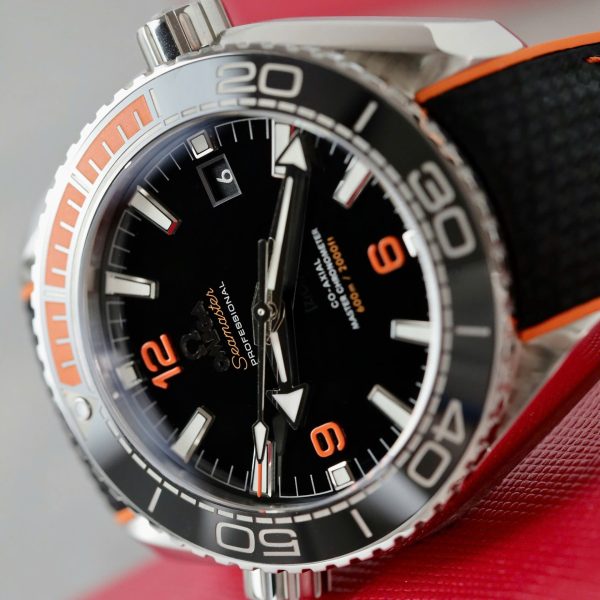 Omega Planet Ocean 600M Luxury Fake Watches Rubber Strap VS Factory 43.5mm - Image 7