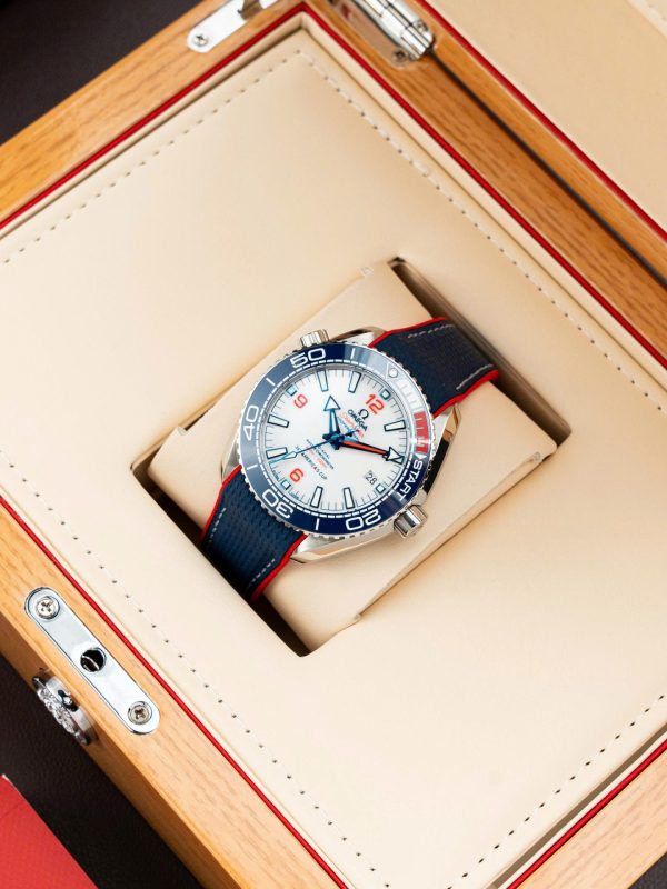 Omega Seamaster Planet Ocean 600M Replica Watches White Dial Rubber Strap VS Factory 43,5mm - Image 3