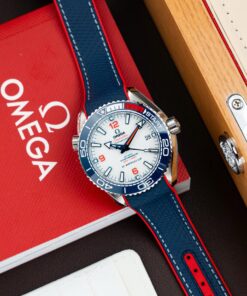 Omega Seamaster Planet Ocean 600M Replica Watches White Dial Rubber Strap VS Factory 43,5mm