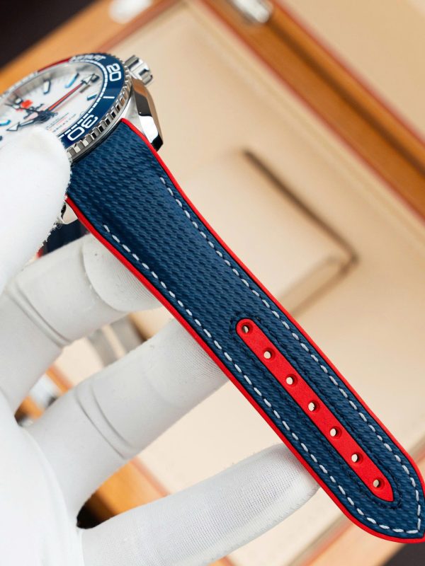 Omega Seamaster Planet Ocean 600M Replica Watches White Dial Rubber Strap VS Factory 43,5mm - Image 14