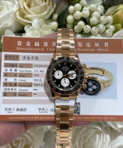 Alternative view of Rolex Daytona Le Mans 100th Year 126528LN Knock Off Watches 18K Gold Wrapped Custom 40mm