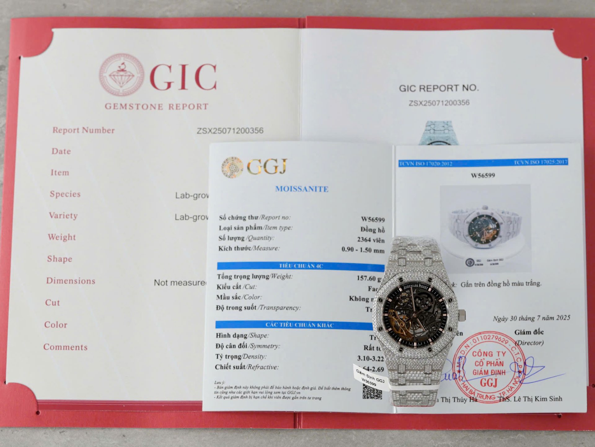 Audemars Piguet Royal Oak 15407 Custom Full Moissanite Diamonds Hong Kong 41mm